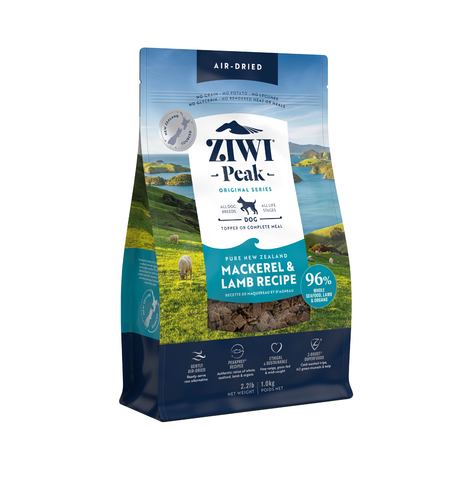 Ziwi Peak Air Dried New Zealand  Mackerel & Lamb Dog Food 1kg