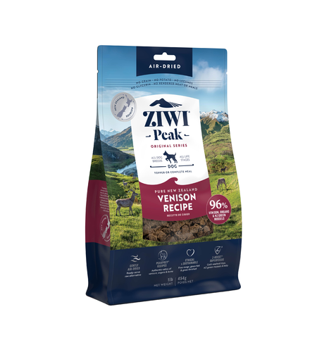 Ziwi Peak Air Dried Venison Dog Food 454g