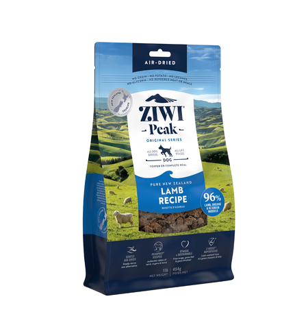 Ziwi Peak Air Dried Lamb Dog Food 454g