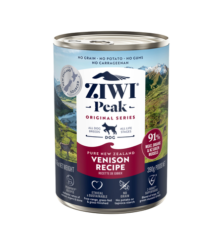 Ziwi Peak Venison Dog Food Can 390g