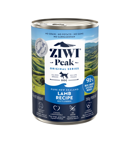 Ziwi Peak Lamb Dog Food Can 390g