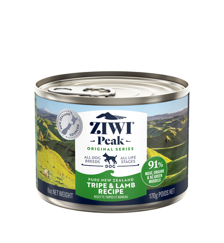 Ziwi Peak Canned Tripe and Lamb Dog Food 170g