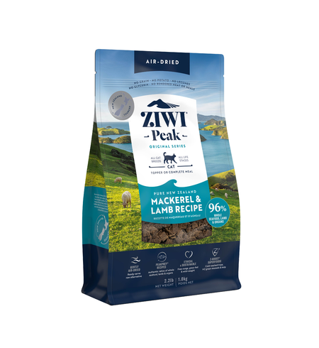 Ziwi Peak Air Dried New Zealand Mackerel & Lamb Cat Food 1kg