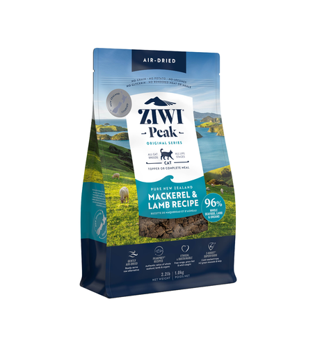 Ziwi Peak Air Dried New Zealand Mackerel & Lamb Cat Food 1kg