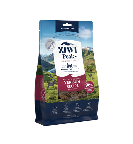 Ziwi Peak Air Dried Venison Cat Food 400g