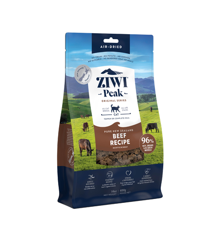 Ziwi Peak Air Dried Beef Cat Food 400g