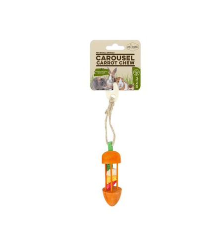 Pipsqueak Carousel Carrot Chew 13cm