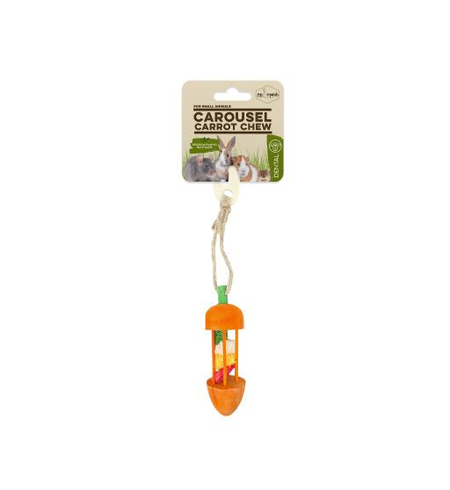 Pipsqueak Carousel Carrot Chew 13cm