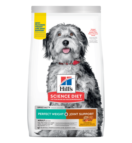 Hill's Science Diet Adult Perfect Weight + Joint Support Dry Dog Food 11.3kg