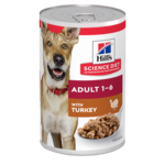 Hill's Science Diet Adult with Turkey Canned Wet Dog Food 370g-dog-The Pet Centre