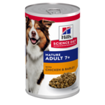 Hill's Science Diet Mature Adult 7+ with Chicken & Barley Canned Dog Food 370g-dog-The Pet Centre