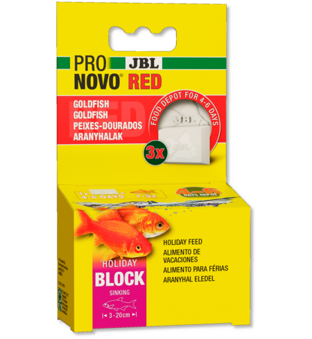 JBL PRONOVO Red Holiday 3pk 4-6 Day Blocks 17g