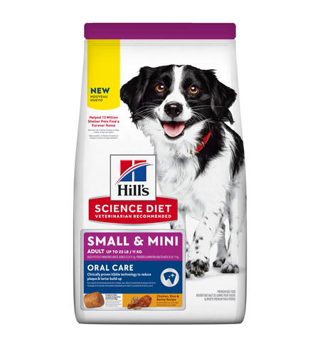 Hill's Science Diet Adult Oral Care Small & Mini Dry Dog Food 1.81kg