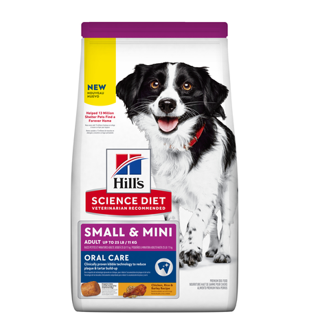 Hill's Science Diet Adult Oral Care Small & Mini Dry Dog Food 1.81kg