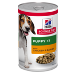 Hill's Science Diet Puppy with Chicken & Barley Canned Wet Dog Food 370g-dog-The Pet Centre