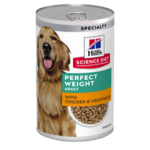 Hill's Science Diet Adult Perfect Weight Canned Wet Dog Food 363g-dog-The Pet Centre