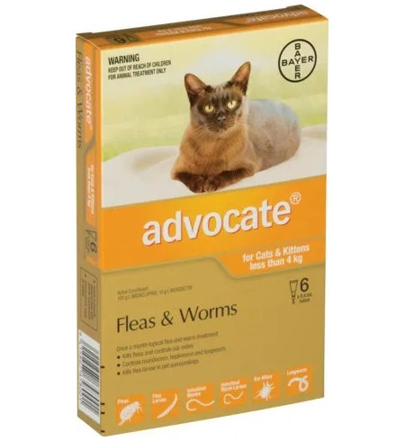 Advocate Small Cat-Kitten less than 4kg 6pk