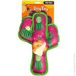 Pet One Interactive Squeaky Watermelon Cactus 30cm-dog-The Pet Centre