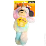 Pet One Plush Squeaky Rainbow Sloth Unicorn 35cm-dog-The Pet Centre