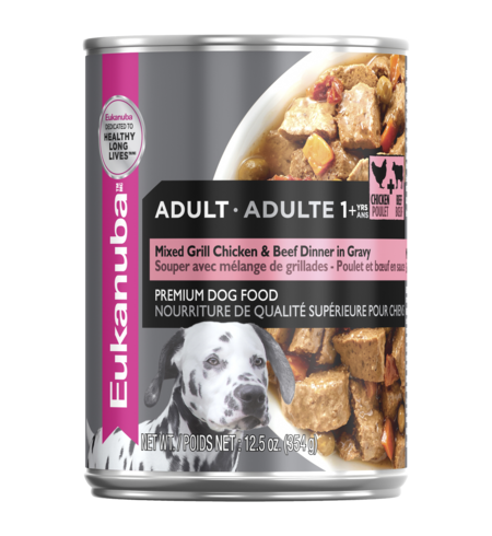 Eukanuba Adult Mixed Grill Chicken & Beef Dinner in Gravy Can