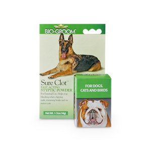 Sure Clot Styptic Powder 14g Bio Groom Pharmacy Dog The Pet Centre