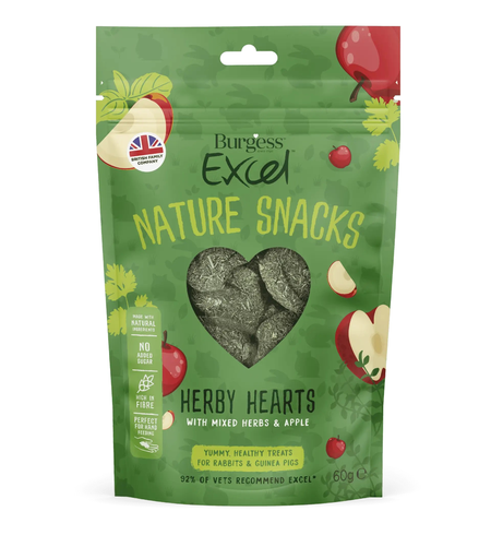 Burgess Herby Hearts 60g