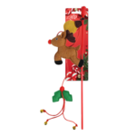 AFP Christmas Cat Wand Flying Reindeer-cat-The Pet Centre