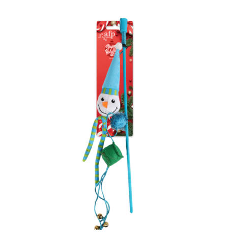 AFP Christmas Cat Wand Snowman