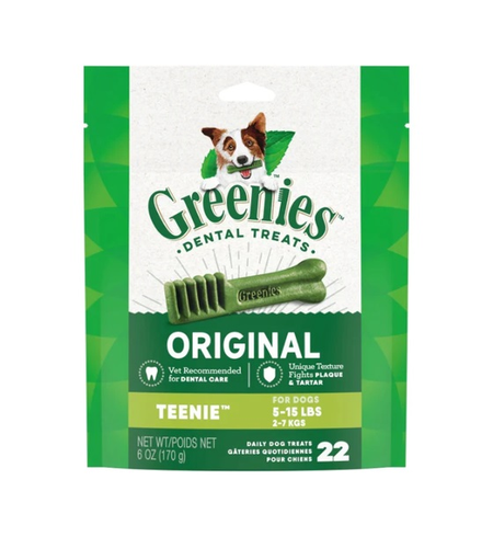 Greenies Org Teenie Dental Chew 170g 22pc