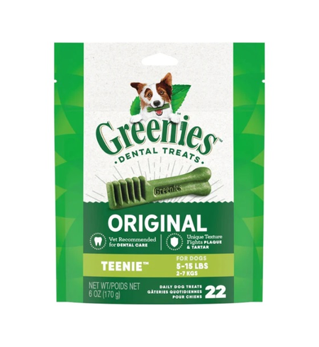 Greenies Org Teenie Dental Chew 170g 22pc