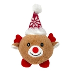 Ruff Play Plush Reindeer Ball-dog-The Pet Centre