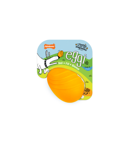 Nylabone Creative Play Eggi Small Orange