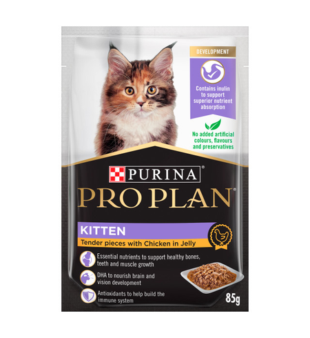 Pro Plan Kitten Chicken in Jelly Pouch 85g