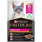 Pro Plan Adult Cat Sensitive Chicken in Gravy Pouch 85g-cat-The Pet Centre