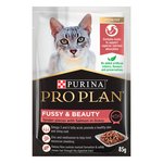 Pro Plan Adult Cat Fussy & Beauty Salmon Pouch 85g-cat-The Pet Centre