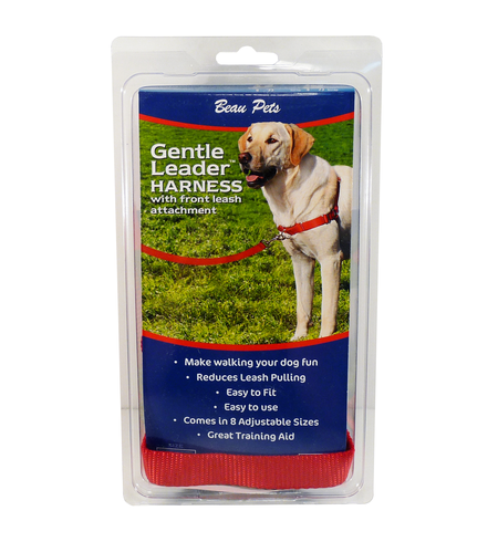 Gentle Leader Front Lead Harness Med Red