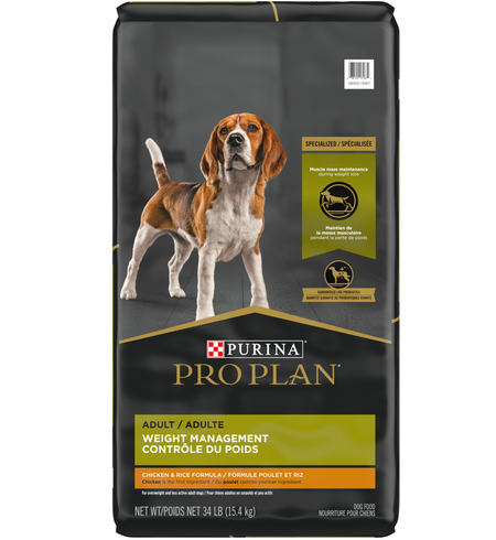Pro Plan Weight Management Dry Dog Food 15kg