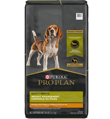 Pro Plan Weight Management Dry Dog Food 15kg