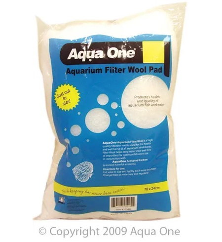 Aqua One Filter Wool (bag) Coarse 70cm X 24cm