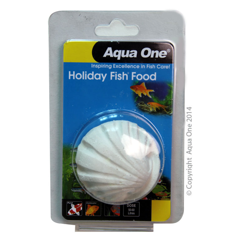 Aqua One Holiday Fish Food Block 40g