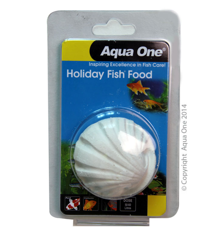 Aqua One Holiday Fish Food Block 40g