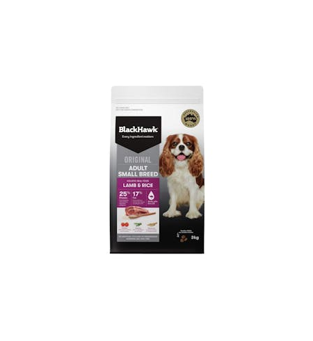 Black Hawk Dog Adult Small Breed Lamb & Rice 3kg