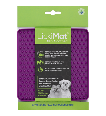 LickiMat Soother Mini Purple