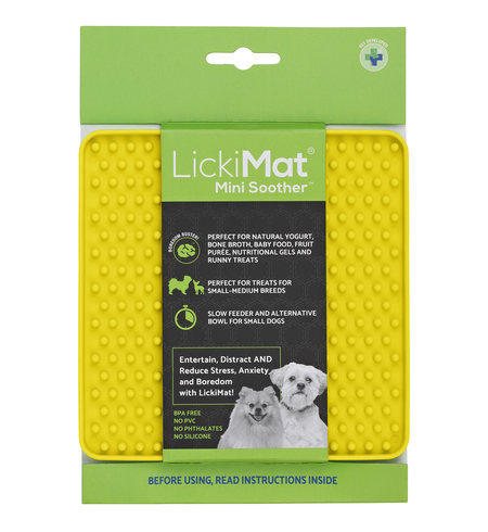 LickiMat Soother Mini Yellow