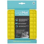 LickiMat Playdate Mini Yellow-dog-The Pet Centre
