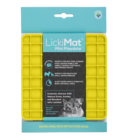 LickiMat Playdate Mini Yellow