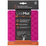 LickiMat Tuff Buddy Mini Pink-dog-The Pet Centre