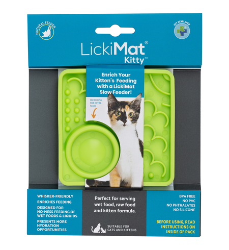 LickiMat Kitty Green