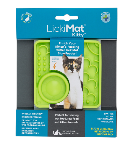 LickiMat Kitty Green