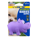 NaturFlex Tiny Tots Hippo 9cm-dog-The Pet Centre